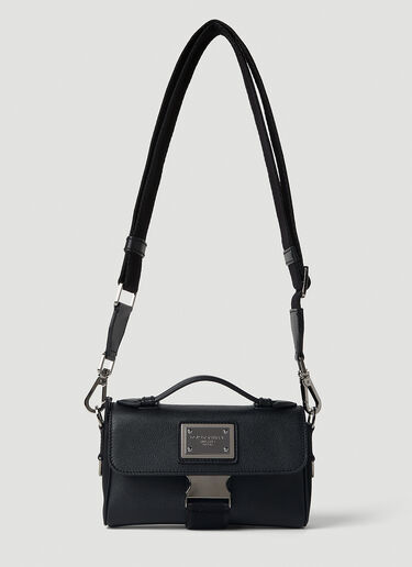 Dolce & Gabbana Logo Plaque Crossbody Bag Black dol0151007