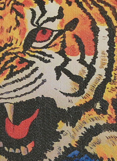 Gucci Tiger Leaf Wallpaper Multicolour wps0644056
