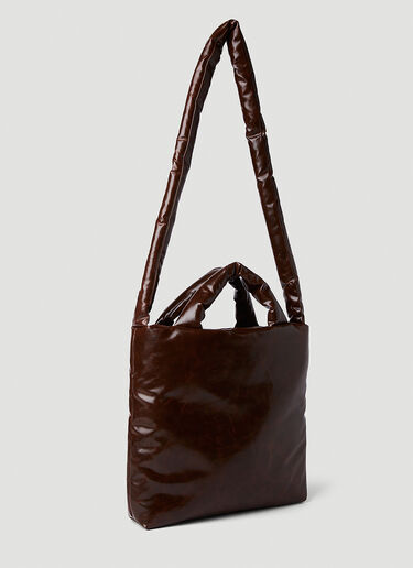 KASSL Editions Pillow Oil Small Tote Bag Brown kas0251015