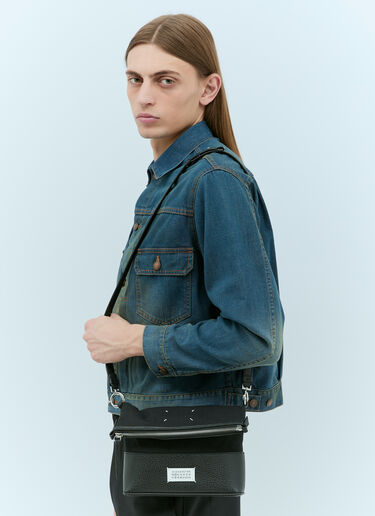 Maison Margiela 小号 5AC Hobo 斜挎包 黑 mla0155041
