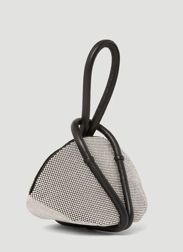 KARA Knot Crystal Embellished Handbag Silver kar0249004