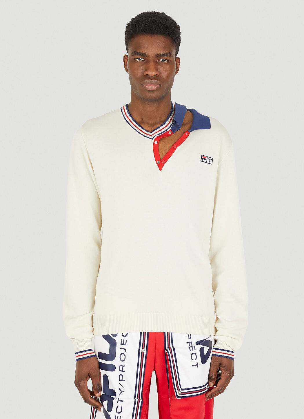 Fila white long sleeve 2025