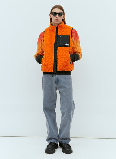 셰르파 양면 베스트 Stüssy 셰르파 양면 베스트 오렌지 sts0153002