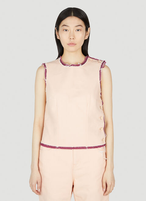 Valentino Doubled Tank Top Black val0249009