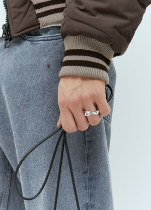 VETEMENTS Worm Chain Ring Green vet0156015