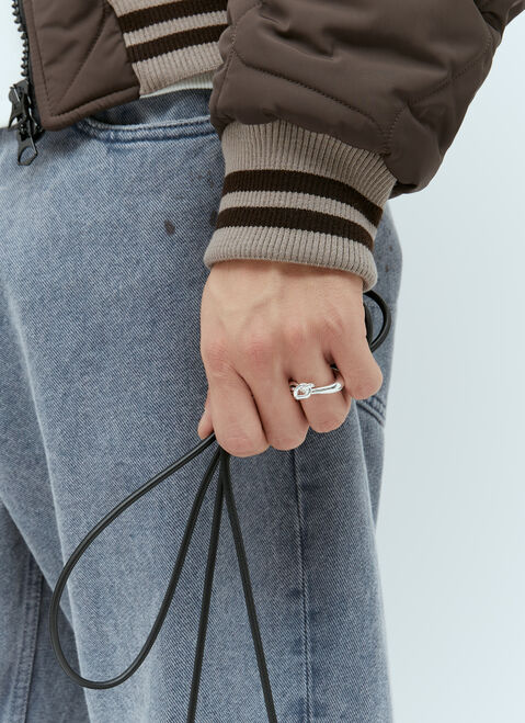 Ambush Worm Chain Ring Silver amb0149025