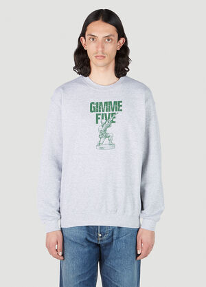 Gimme 5  ソルジャー スウェットシャツ カーキ gim0152002