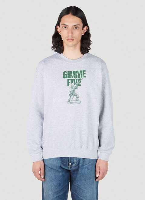 Gimme 5  Soldier Sweatshirt Grey gim0152003