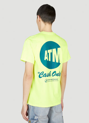 DTF.NYC ATM Cash Only Tシャツ グリーン dtf0152006