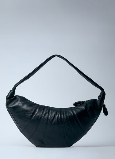 Lemaire Large Croissant Shoulder Bag Black lem0360007