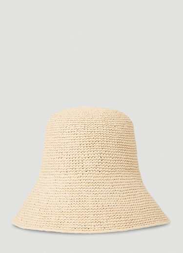 Rafia Bucket Hat Prada Rafia Bucket Hat Natural pra0252030