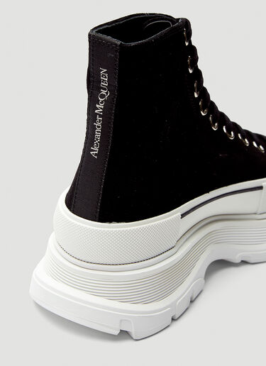 Alexander McQueen Tread Slick Suede Boots Black amq0243104