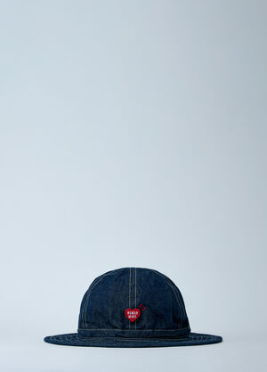HUMAN MADE Logo Motif Bucket Hat Blue hmd0161007