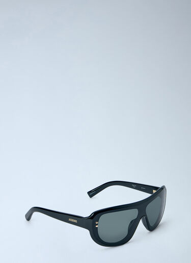 LN-CC® - Jacquemus: Havana Sunglasses - Black Jacquemus Havana Sunglasses Black jac0365301
