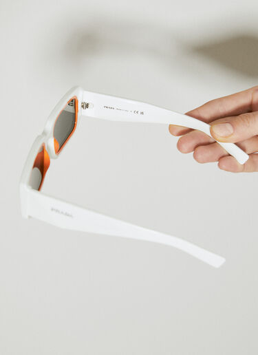 Prada Rectangular PR 06YS Sunglasses White lpr0353009