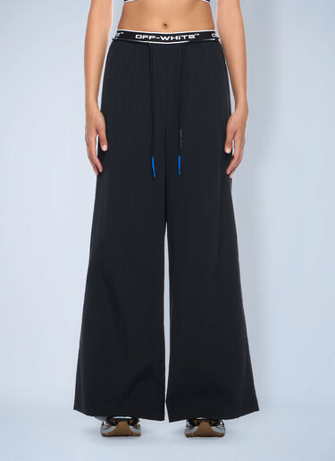 Off-White Logo Motif Pants Black ofw0262041