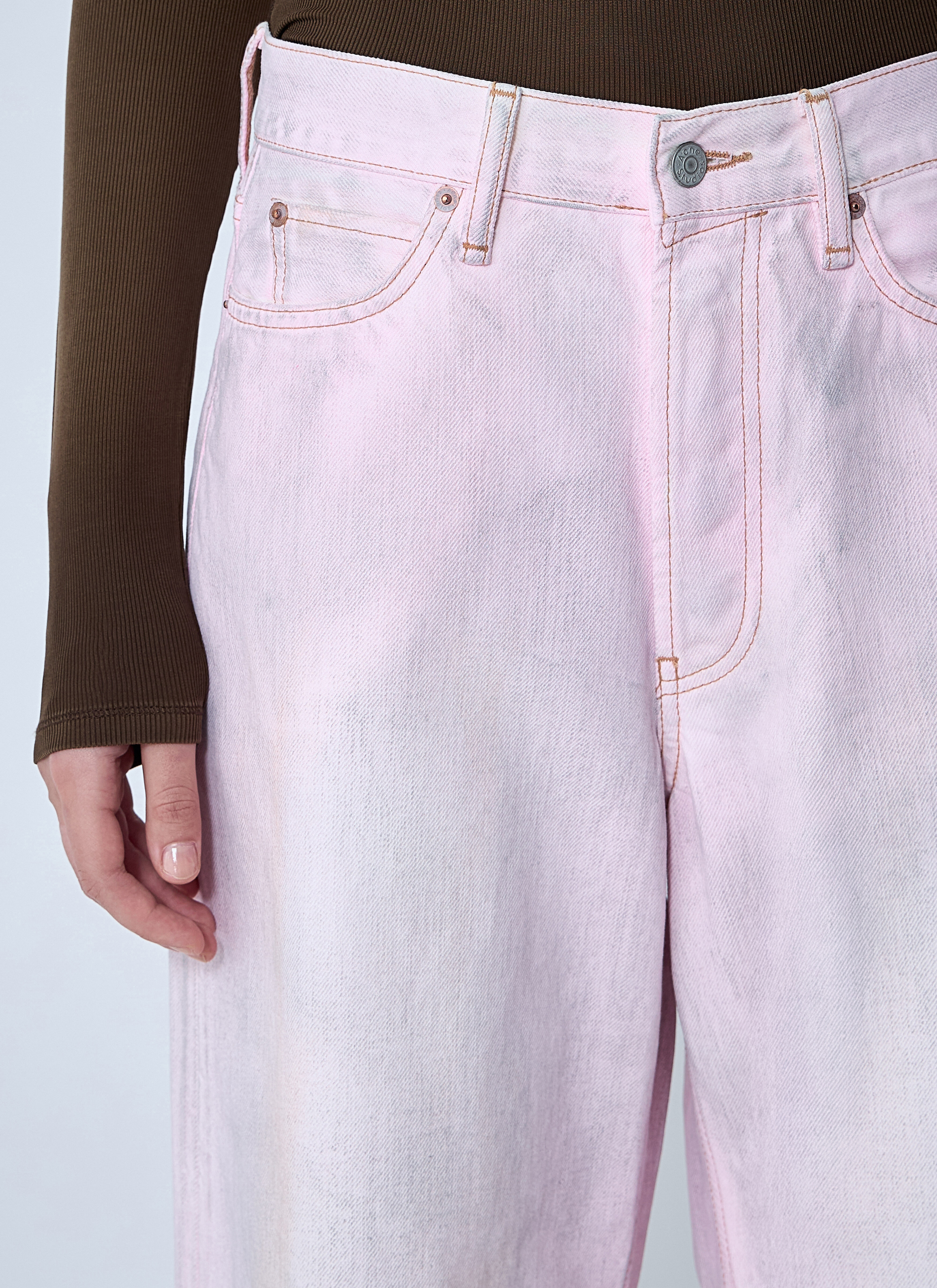 Acne Studios レディース 1981 コーティングジーンズ の ピンク | LN-CC®