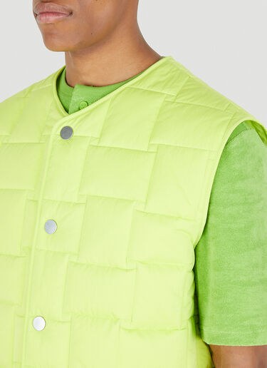 Intreccio Tech Sleeveless Vest Bottega Veneta Intreccio Tech Sleeveless Vest Green bov0148127