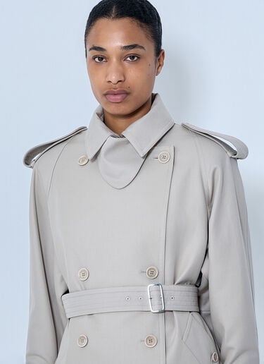 Max Mara Double-Breasted Trench Coat Beige max0264305