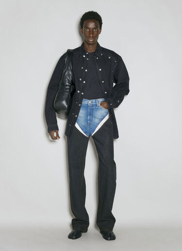 Y/PROJECT Cut Out Denim Jeans Black ypr0153013