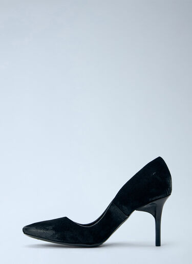 LN-CC® - Capasa Milano: Suede Stiletto Pumps - Black Capasa Milano Suede Stiletto Pumps Black cps0266007