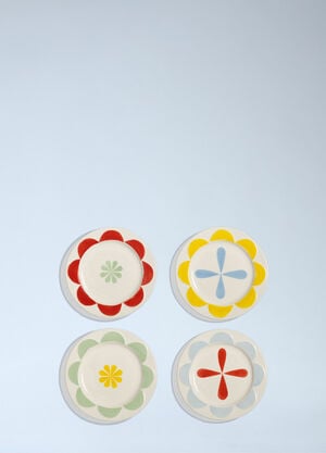 &k Amsterdam Set Of Four Folk Dessert Plates Multicolour wps0692378
