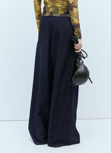 Dries Van Noten Pamplona Wide Leg Jeans Blue dvn0254030