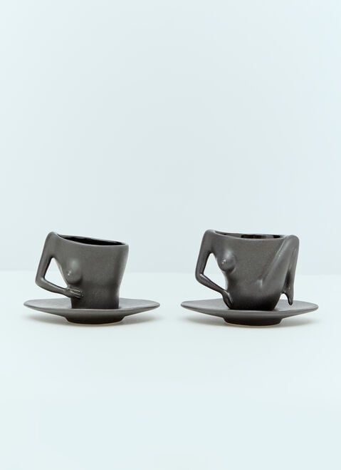 Eytys Set Of Two C-Cups Black eyt0356009
