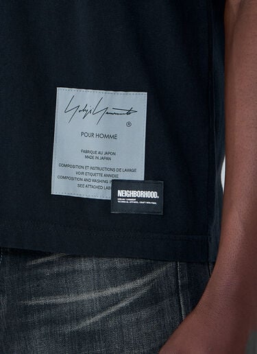 Yohji Yamamoto x Neighborhood Cotton T-Shirt Black yoy0164008