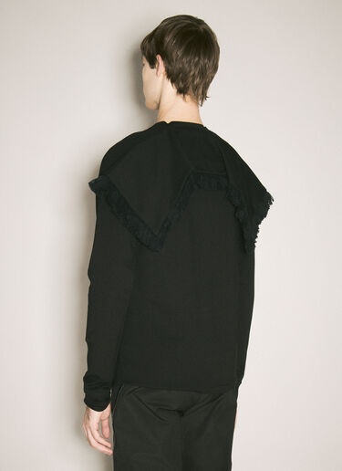 GmbH Long Sleeve Top With Shawl Black gmb0158004