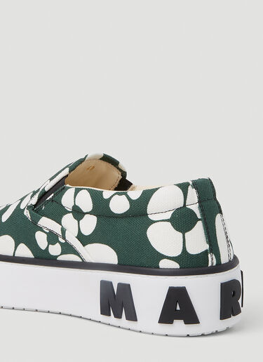 Marni x Carhartt Paw Sneakers Green mca0250016