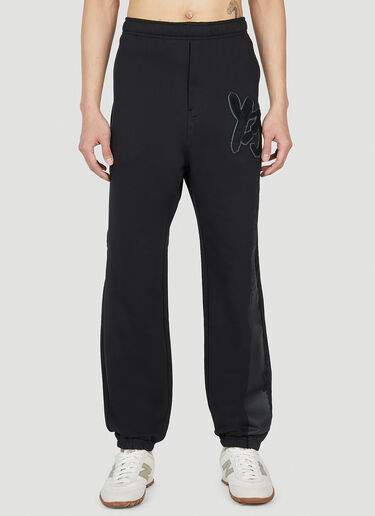 Embroidered Logo Track Pants Y-3 Embroidered Logo Track Pants Black yyy0152012