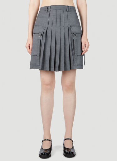 プリーツスカート Rokh プリーツスカート グレー rok0251010