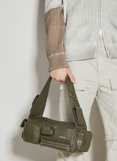 Superbusy Small Sling Shoulder Bag Balenciaga Superbusy Small Sling Shoulder Bag Khaki bal0154050