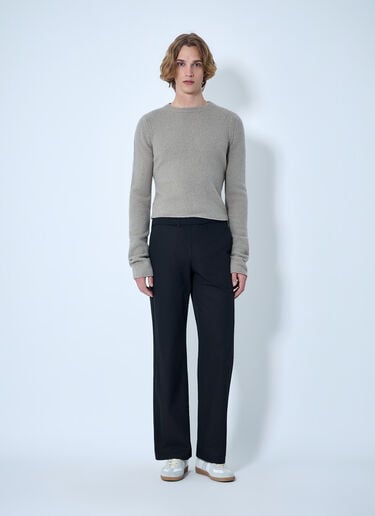RIER Tailored Trousers in Twill Weave Black rrr0164002