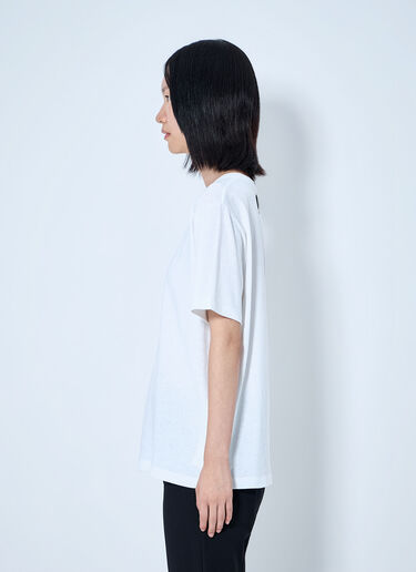 LN-CC® - Khaite: Crewneck Cotton T-Shirt - White Khaite Crewneck Cotton T-Shirt White kha0265016