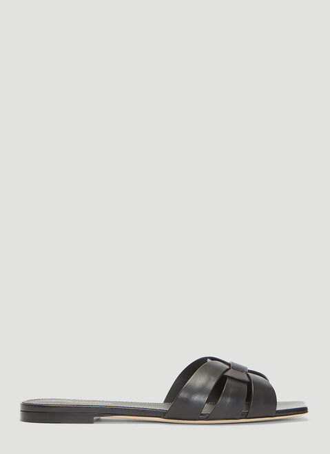 Versace Nu Pieds 05 Leather Sandals Black vrs0253025