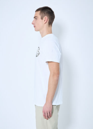 Moncler Logo Motif T-Shirt White mon0159047