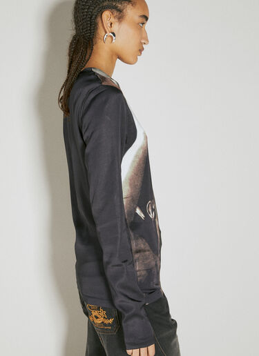 Body Collage Long Sleeve T-Shirt Y/Project Body Collage Long Sleeve T-Shirt Black ypr0354001