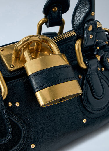Chloé Small Paddington Chain Shoulder Bag Black chl0264048