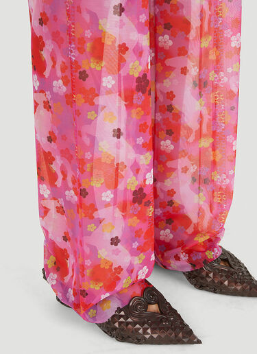 LOUISE LYNGH BJERREGAARD Pony Print Office Pants Pink llb0250003