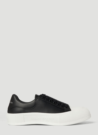 Alexander McQueen Deck Plimsoll 运动鞋 黑色 amq0147035