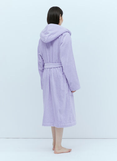 Tekla Hooded Bath Robe Purple tek0349012