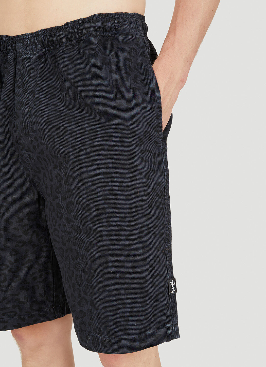 Stussy leopard print shorts top