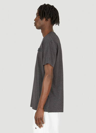 Alexander McQueen Logo Strap T-Shirt Grey amq0148008