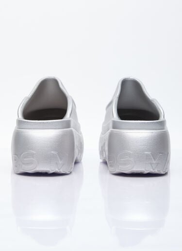 Melissa x Marc Jacobs 厚底屐鞋 银色 mxm0254004