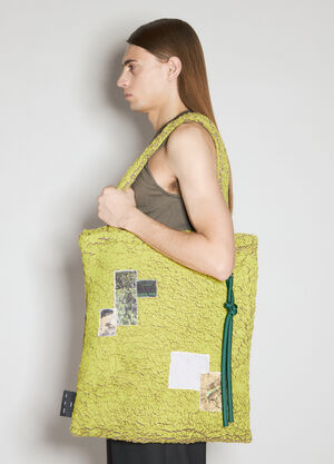 adidas x Song for the Mute Painted Sherpa Tote Bag Green asf0154001