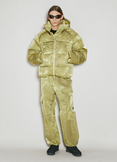 GFX Puffer Down Jacket Y-3 GFX Puffer Down Jacket Green yyy0354037