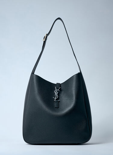 Saint Laurent Large Le 5 à 7 Leather Shoulder Bag Black sla0259088