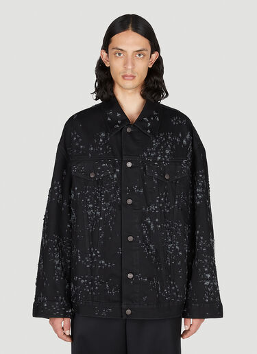 Acne Studios 做旧牛仔夹克 黑色 acn0352009